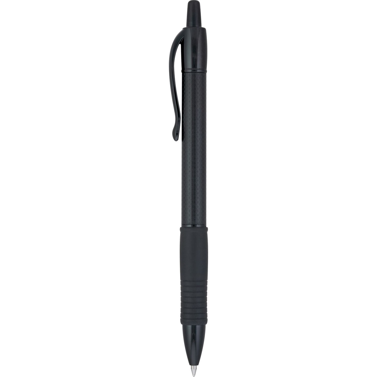 Pilot® G2 Edge Premium Gel Pen, Retractable, Fine 0.7 mm, Black Ink, Black Barrel, 36/Pack