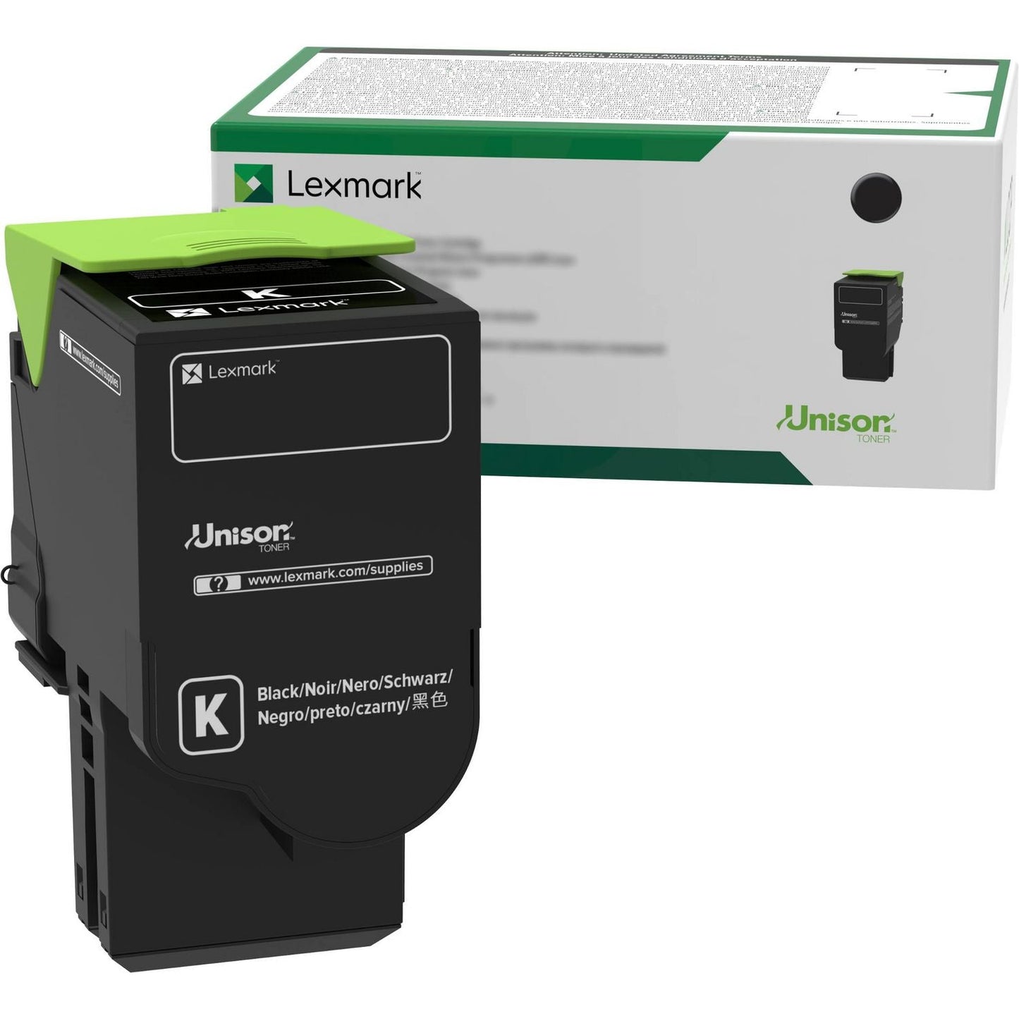 Lexmark™ 78C00KG Return Program Toner, 2,000 Page-Yield, Black