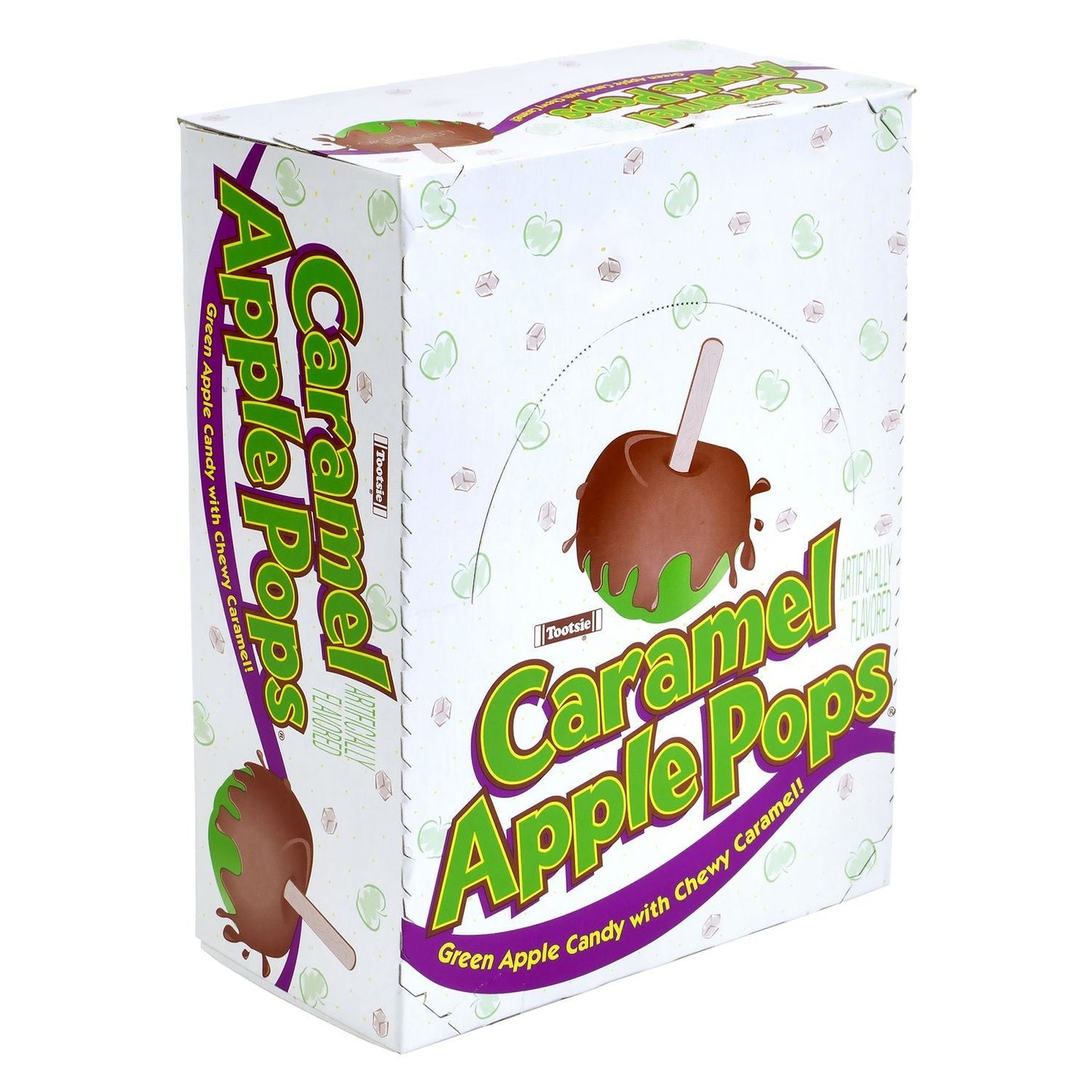 Tootsie Roll® Caramel Apple Pops, 0.63 oz Individually Wrapped, 48/Box, 2 Boxes/Carton
