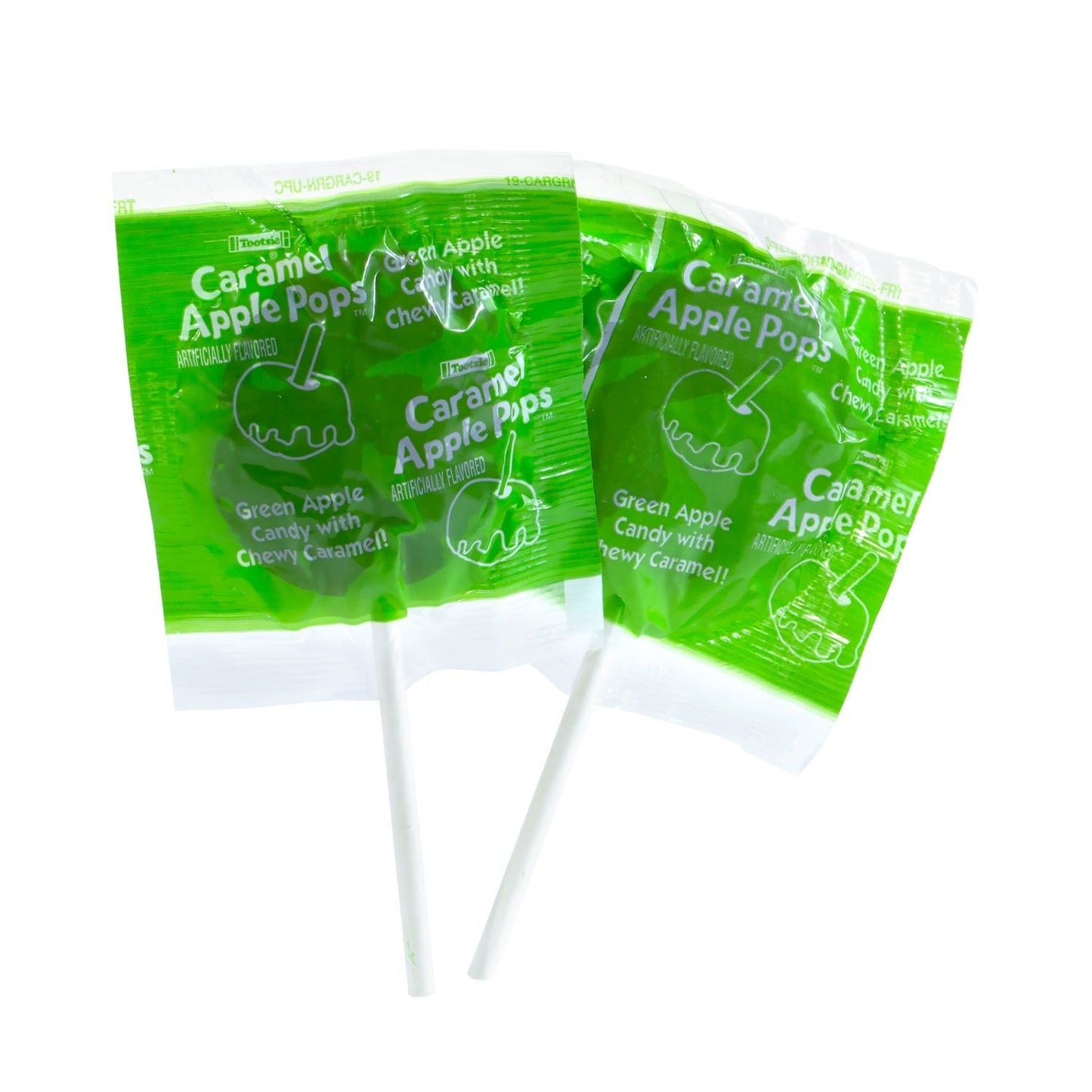 Tootsie Roll® Caramel Apple Pops, 0.63 oz Individually Wrapped, 48/Box, 2 Boxes/Carton