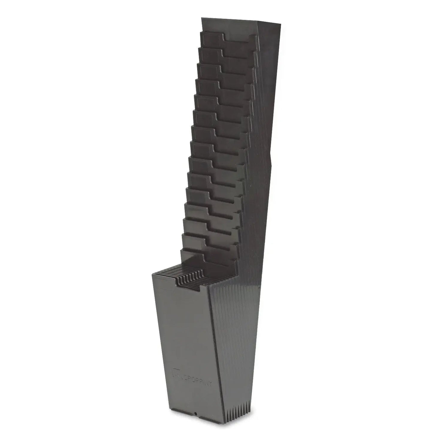 Acroprint® Time Card Rack, 25 Pockets, Plastic, Black