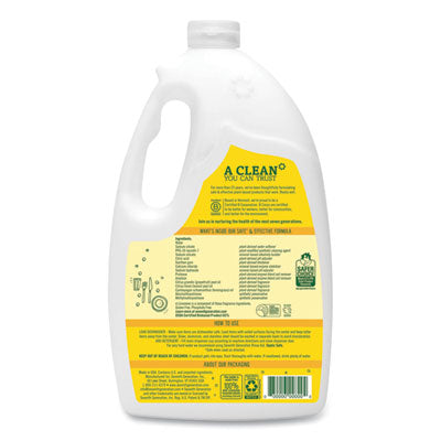 Seventh Generation® Natural Automatic Dishwasher Gel, Lemon, Jumbo 70 Oz Bottle, 6/ct