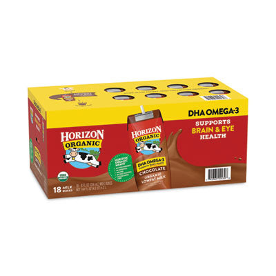 Horizon Organic Low Fat Milk, Chocolate, 8 oz, 18/Carton