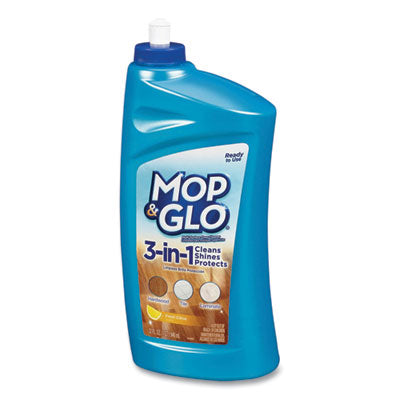 MOP & GLO® Ready to Use Multi-Surface Floor Cleaner, Fresh Citrus Scent, 32 oz Bottle, 6/Carton