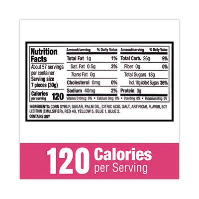 Now and Later® Mixed Fruit Chews, Assorted Flavors, 60 oz Tub, 365 Pieces