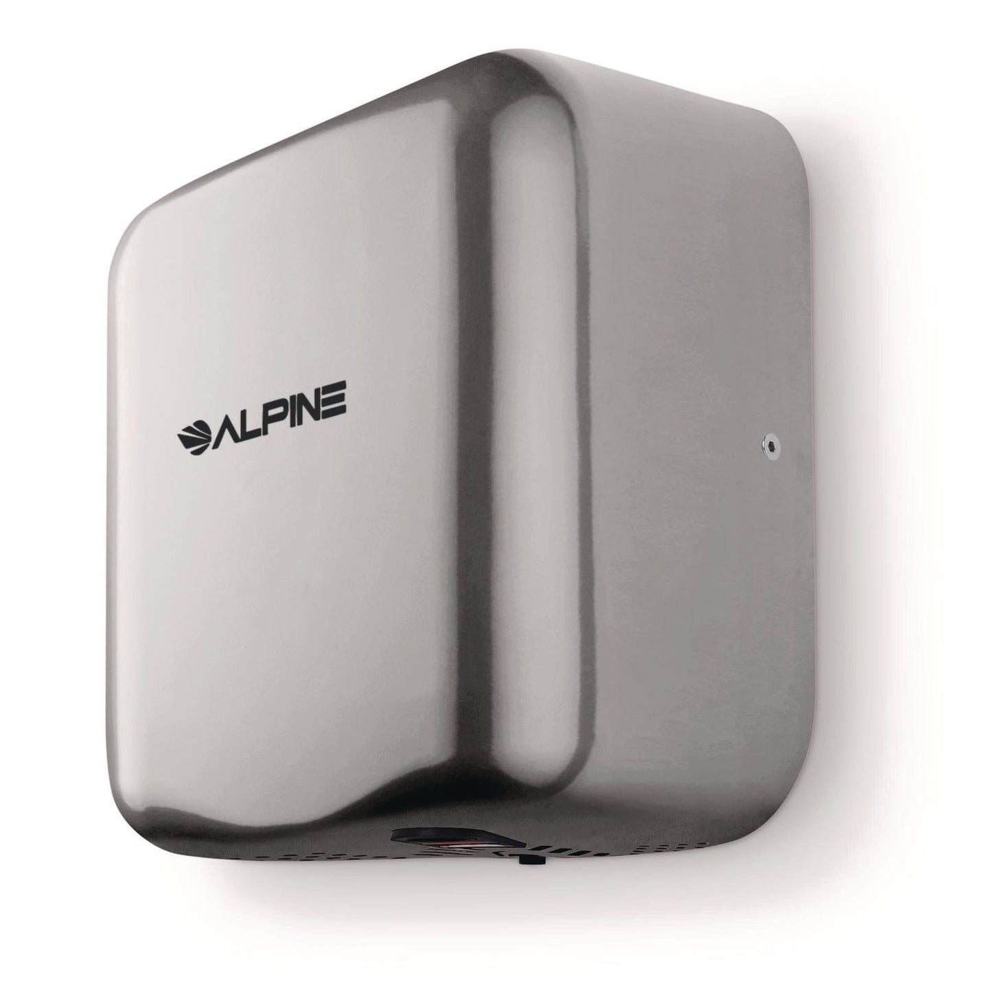 Alpine Industries Hemlock Commercial Automatic 120V Hand Dryer, 6.68 x 11.41 x 12.31, Stainless Steel, Chrome