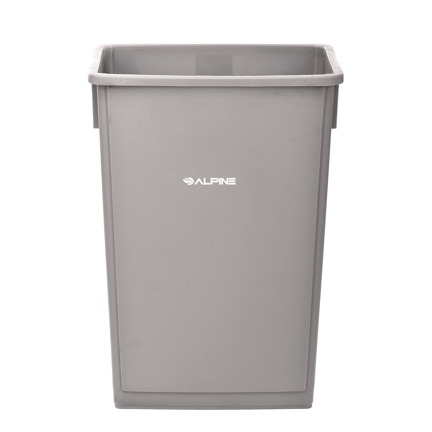 Alpine Industries Slim 23 Gallon Indoor Trash Can, Plastic, Gray