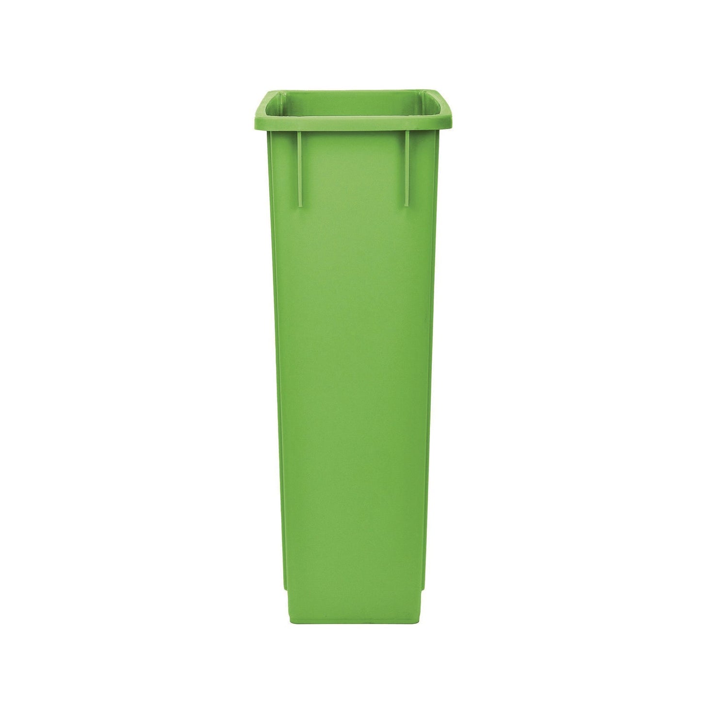 Alpine Industries Slim 23 Gallon Recycling Bin, Plastic, Lime Green