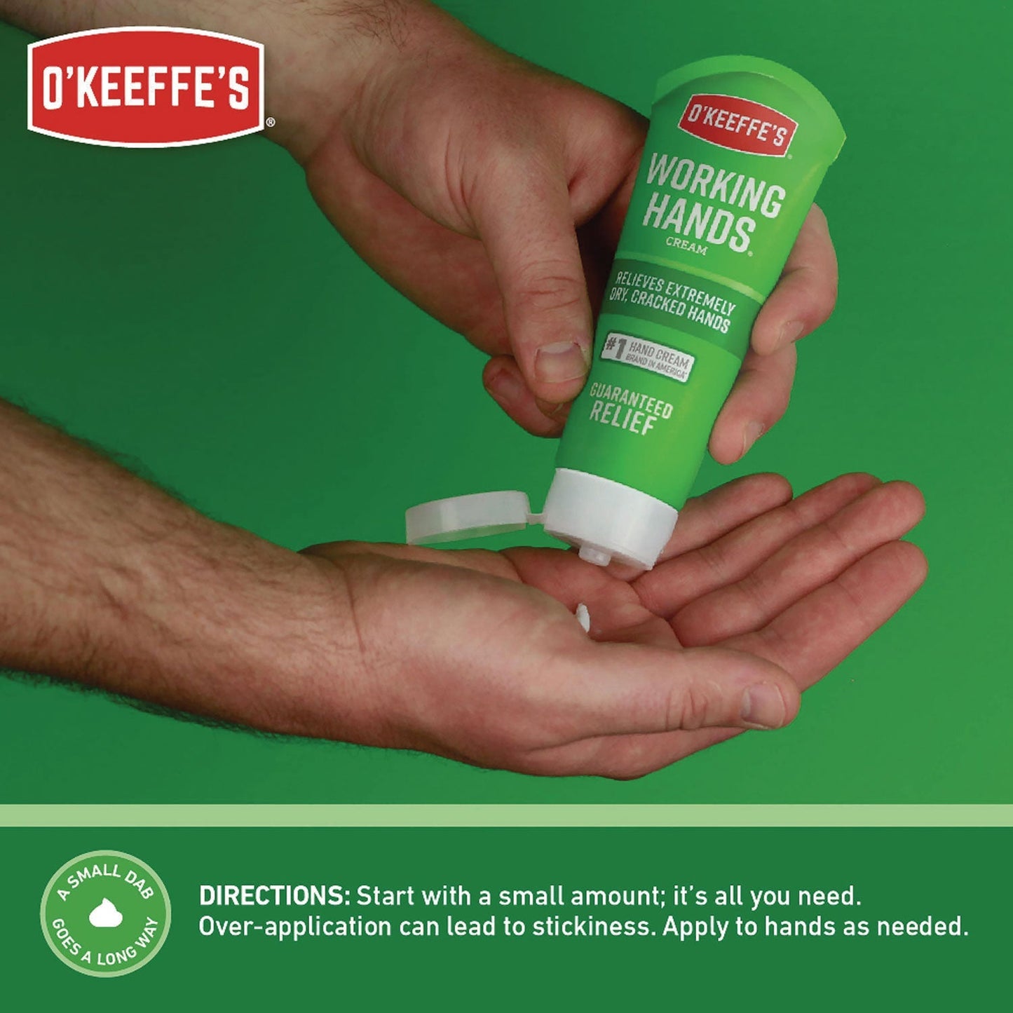 O'Keeffe's® Working Hands Cream, 3 oz Tube, Unscented