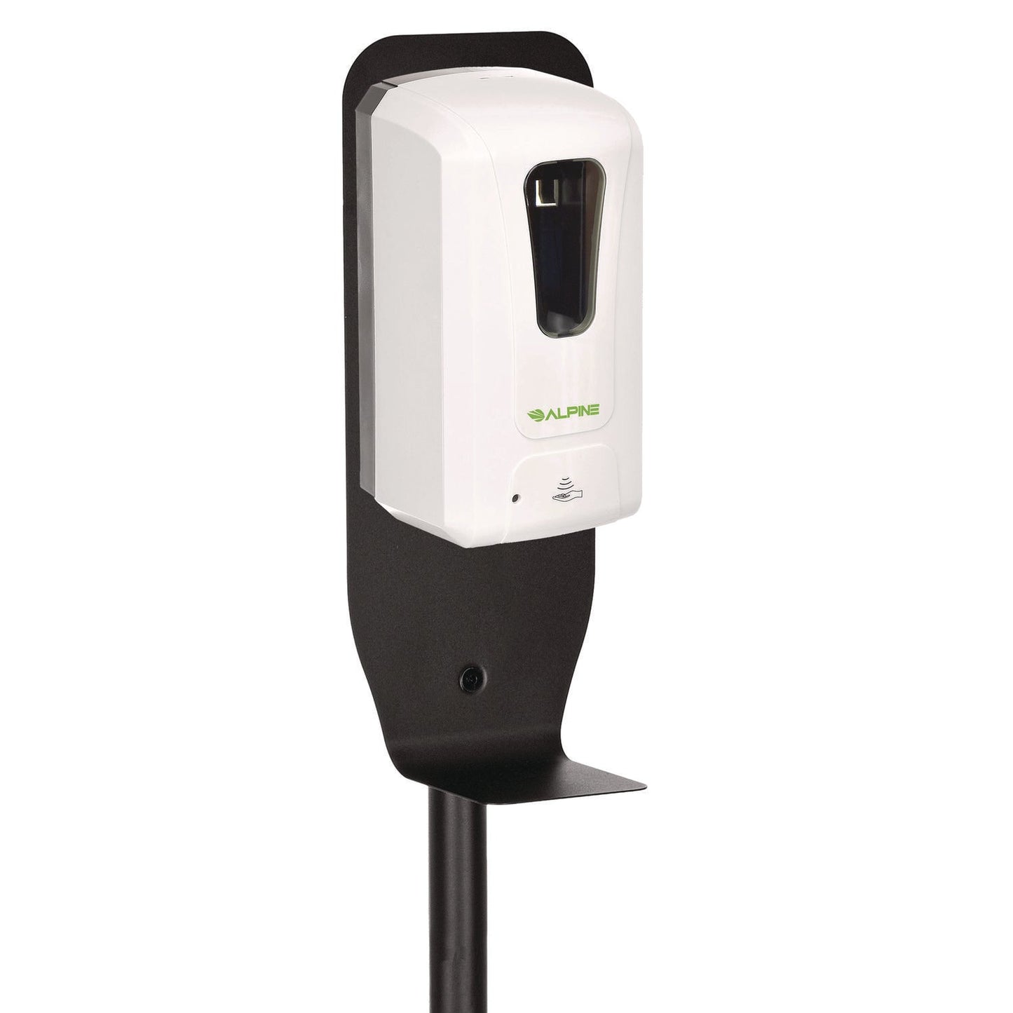 Alpine Industries Automatic Foam Hand Sanitizer/Soap Dispenser with Floor Stand, 40 oz, 4.48 x 6 x 45, White