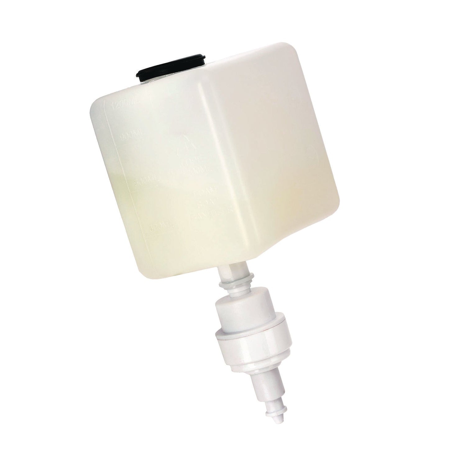 Alpine Industries Automatic Foam Hand Sanitizer/Soap Dispenser with Floor Stand, 40 oz, 4.48 x 6 x 45, White