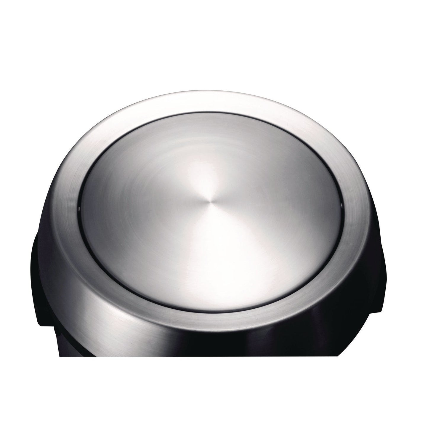 Alpine Industries 17 Gal Stainless Steel Swivel Trash Can Cover, 15.7 x 15.67 x 15.67, Silver
