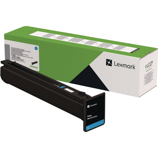 Lexmark™ 77L1HC0 High-Yield Toner, 46,900 Page-Yield, Cyan