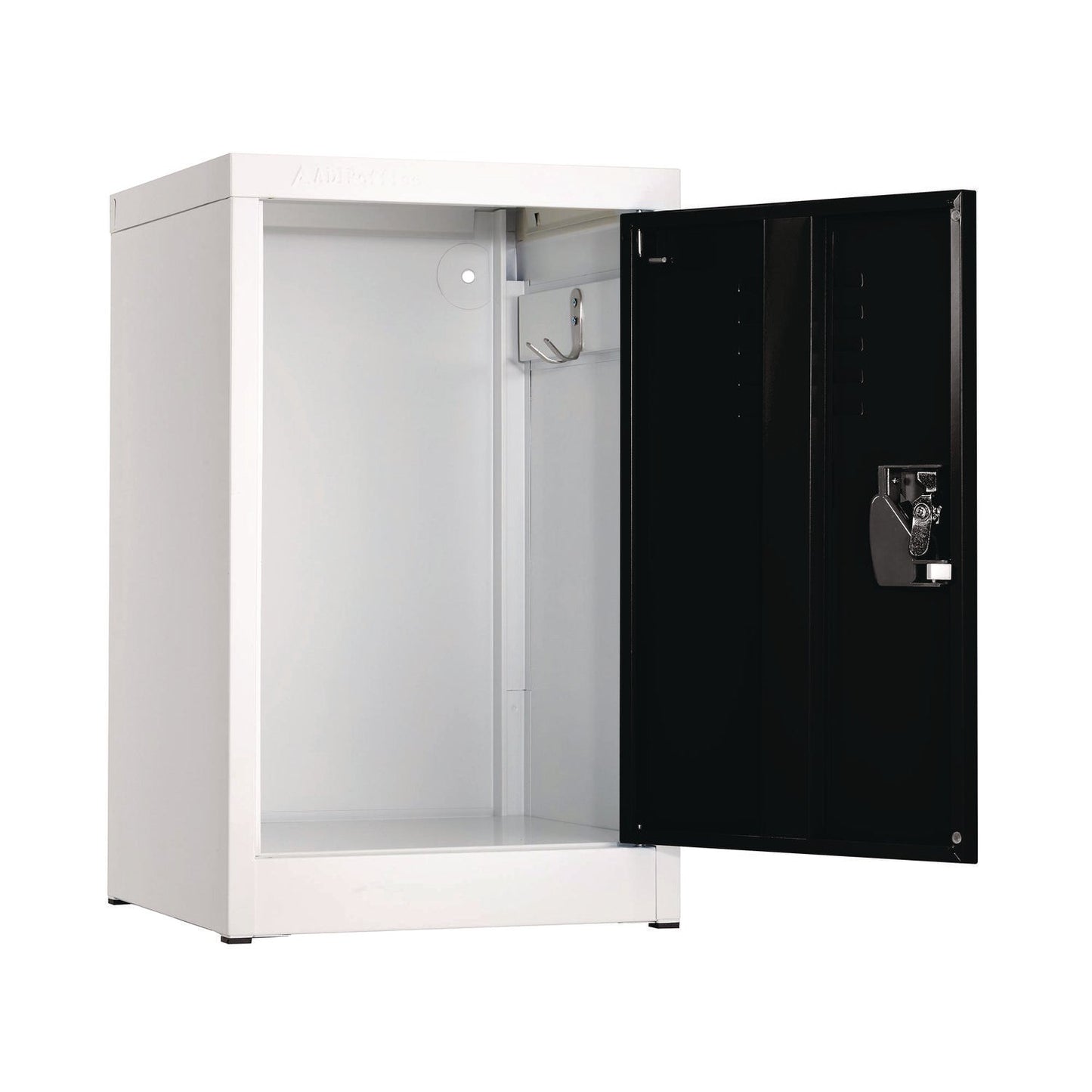 AdirOffice Steel Storage Locker, 1 Compartment, 15 x 15 x 24, Black