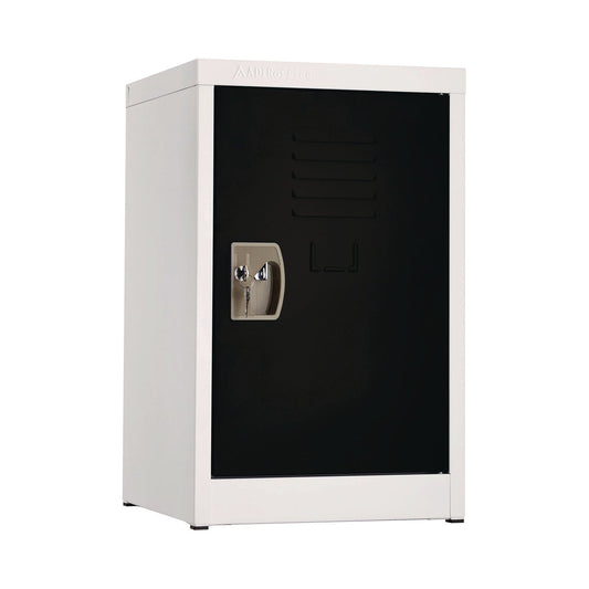 AdirOffice Steel Storage Locker, 1 Compartment, 15 x 15 x 24, Black