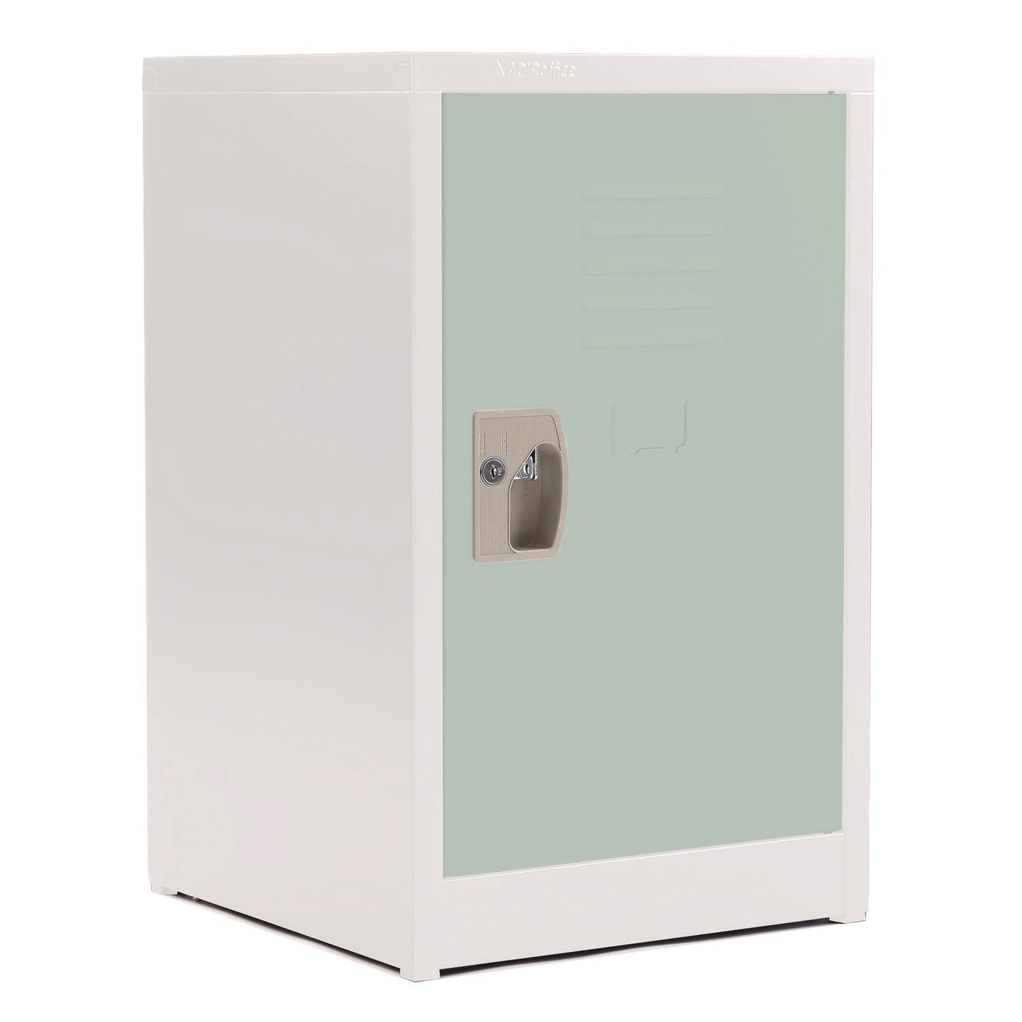 AdirOffice Steel Storage Locker, 1 Compartment, 15 x 15 x 24, Misty Green