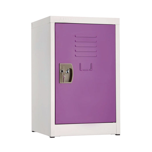 AdirOffice Steel Storage Locker, 1 Compartment, 15 x 15 x 24, Purple
