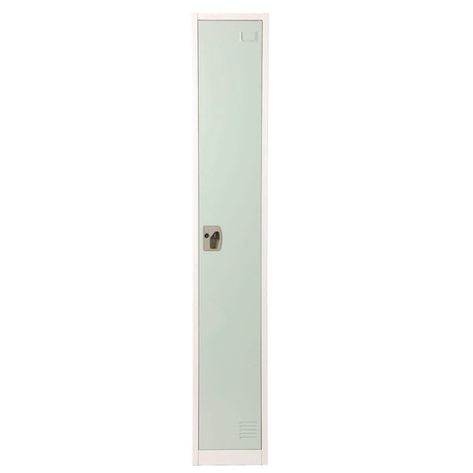 AdirOffice Steel Storage Locker, 1 Compartment, 12 x 12 x 72, Misty Green