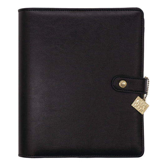PUKKA PAD® A5 Planner, 10.24 x 9.25, Black Cover, 12-Month