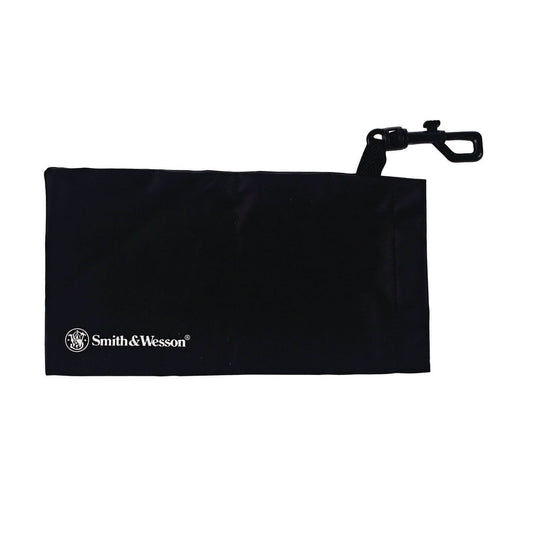 Smith & Wesson® Safety Glasses Carrying Pouch with Belt Clip, 4.25 x 0.25 x 4.25, Black, 12/Carton