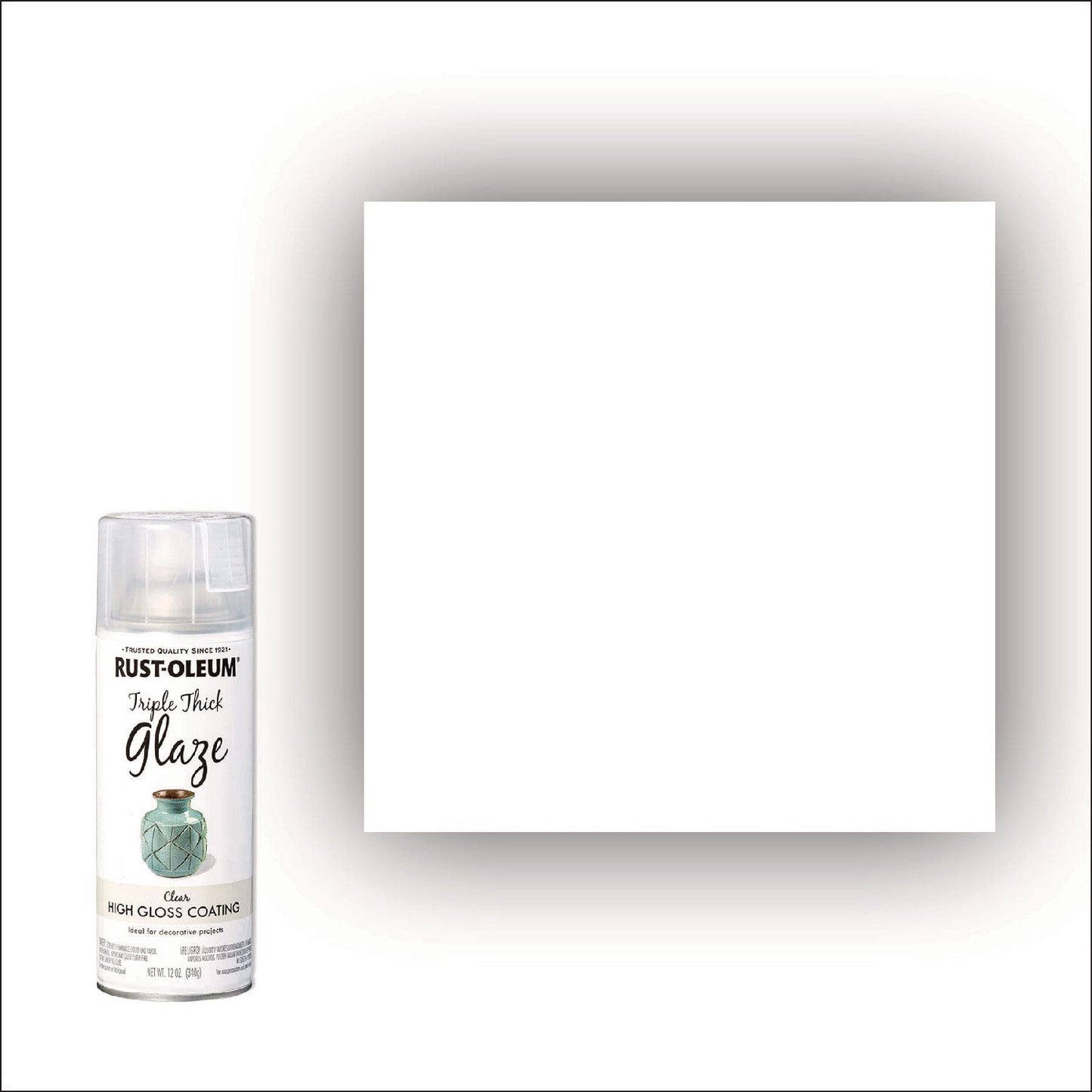 Rust-Oleum® Specialty Triple Thick Glaze Spray Paint, High Gloss Clear, 12 oz Aerosol Can