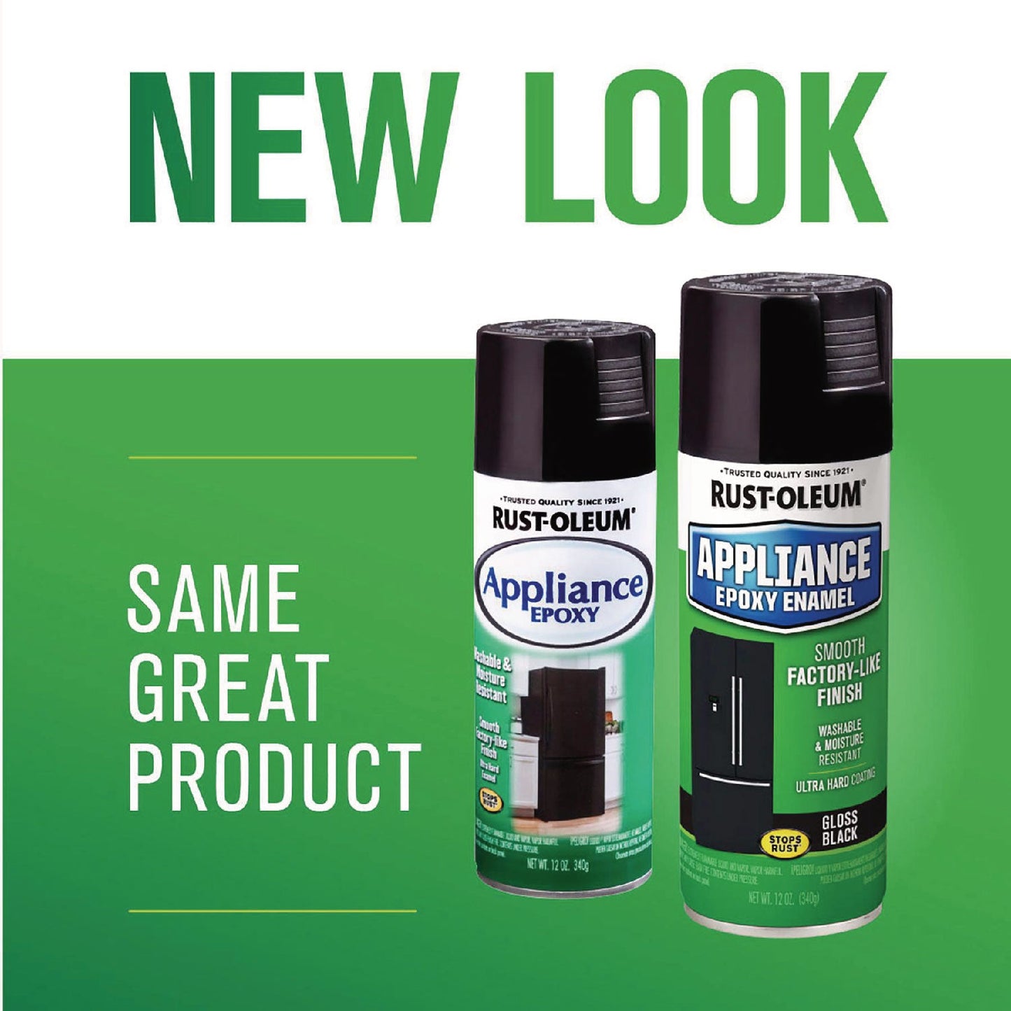 Rust-Oleum® Specialty Appliance Epoxy Spray Paint, Gloss Black, 12 oz Aerosol Can