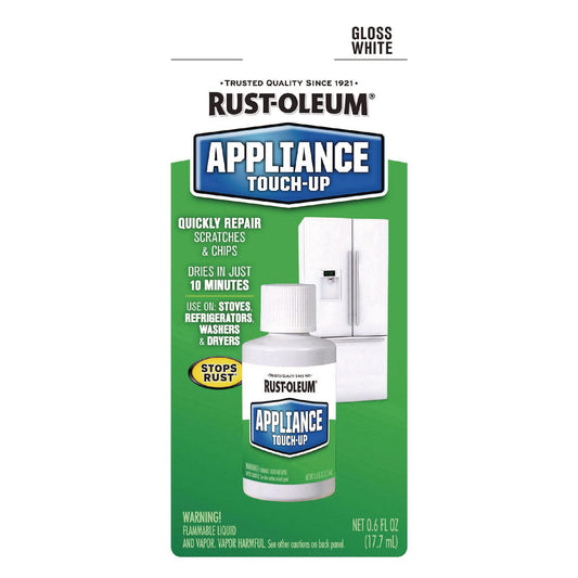 Rust-Oleum® Specialty Gloss White Appliance Epoxy Touch, Gloss White, 0.6 oz Bottle