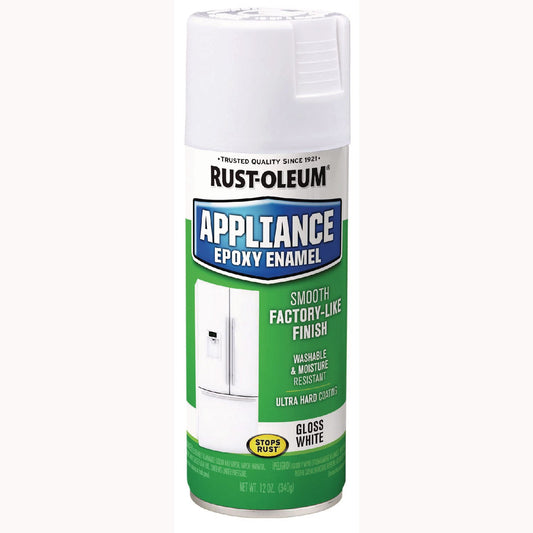 Rust-Oleum® Specialty Appliance Epoxy Spray Paint, Gloss White, 12 oz Aerosol Can
