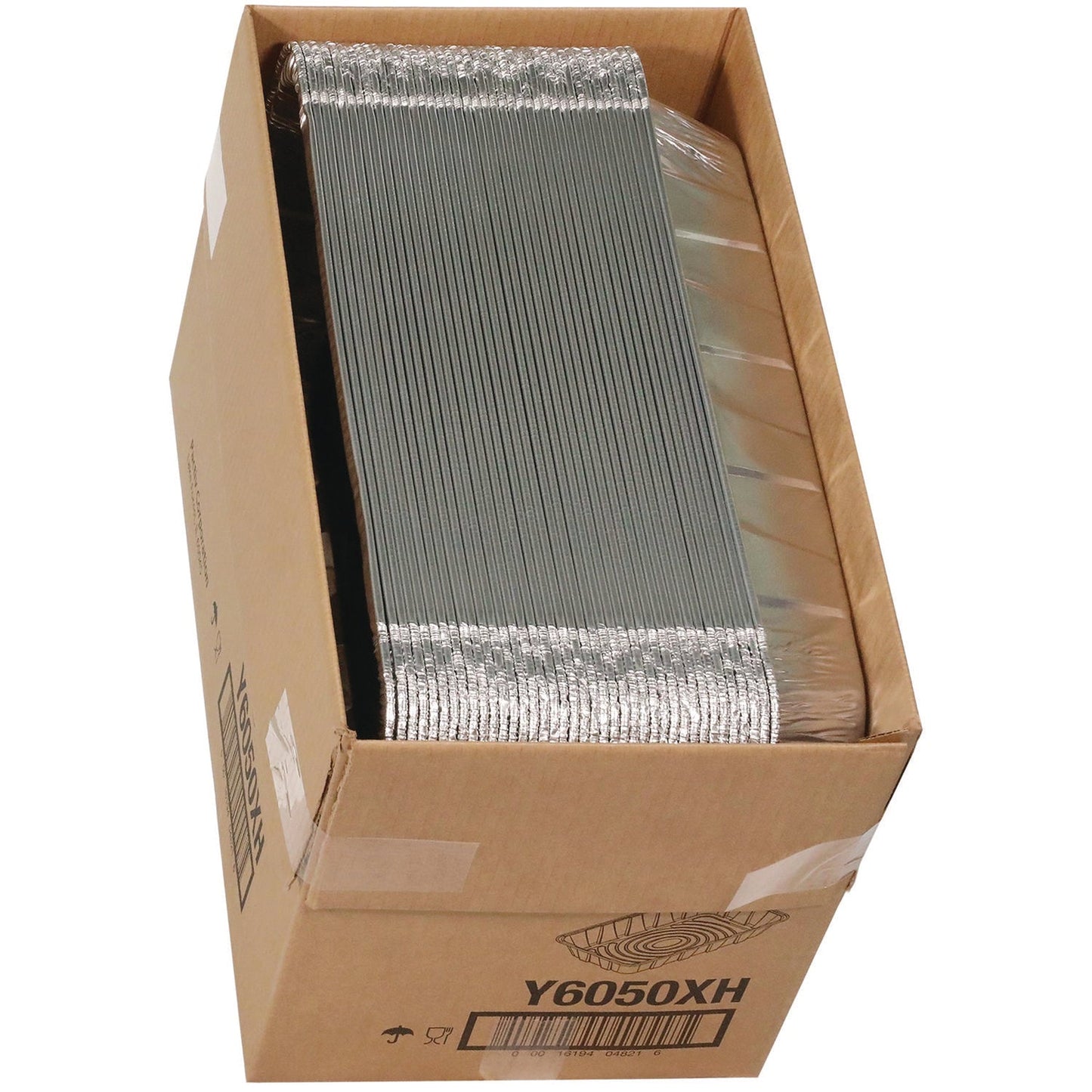 Pactiv Evergreen Aluminum Steam Table Pan, Full-Size Deep, 3.4" Deep, 19.6 x 11.6, 40/Carton