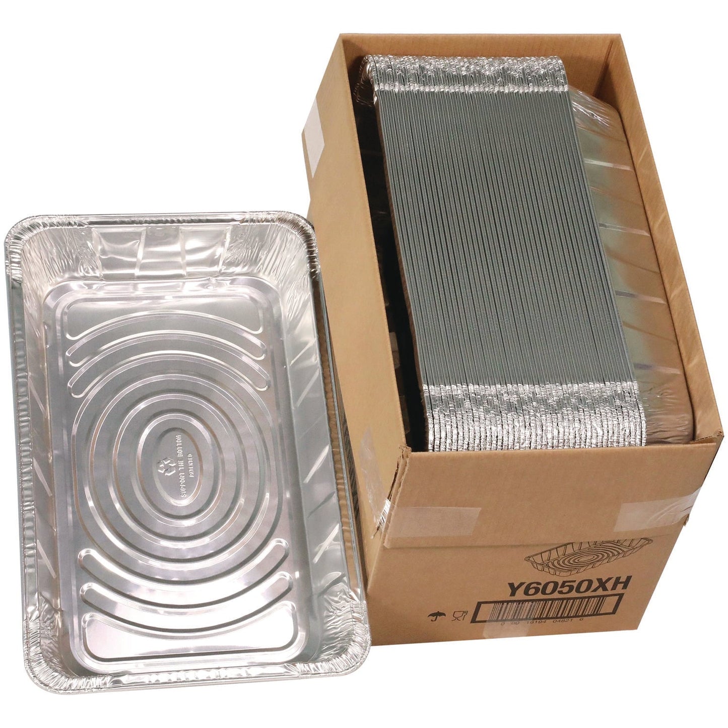 Pactiv Evergreen Aluminum Steam Table Pan, Full-Size Deep, 3.4" Deep, 19.6 x 11.6, 40/Carton