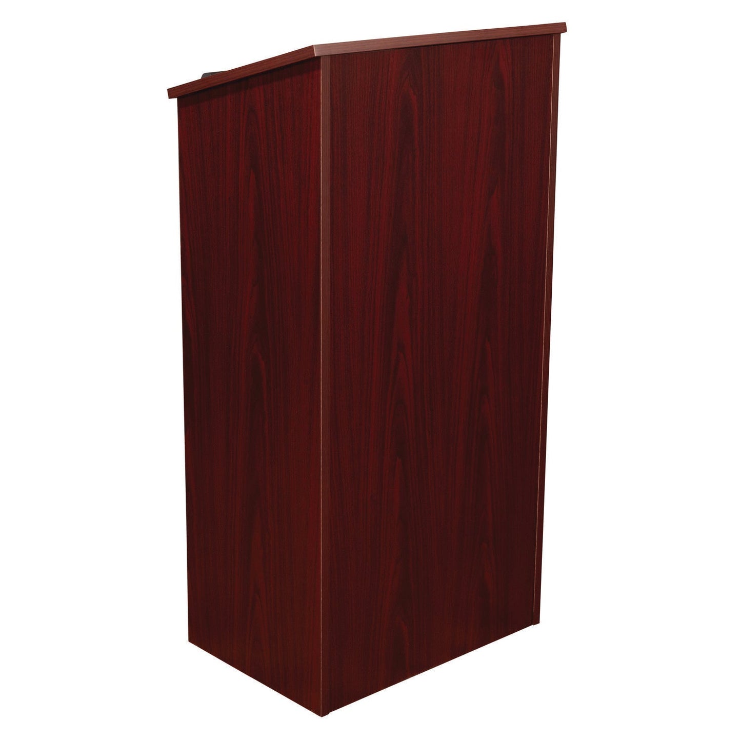 Oklahoma Sound® Full Floor Lectern, 23 x 16 x 46.5, Mahogany