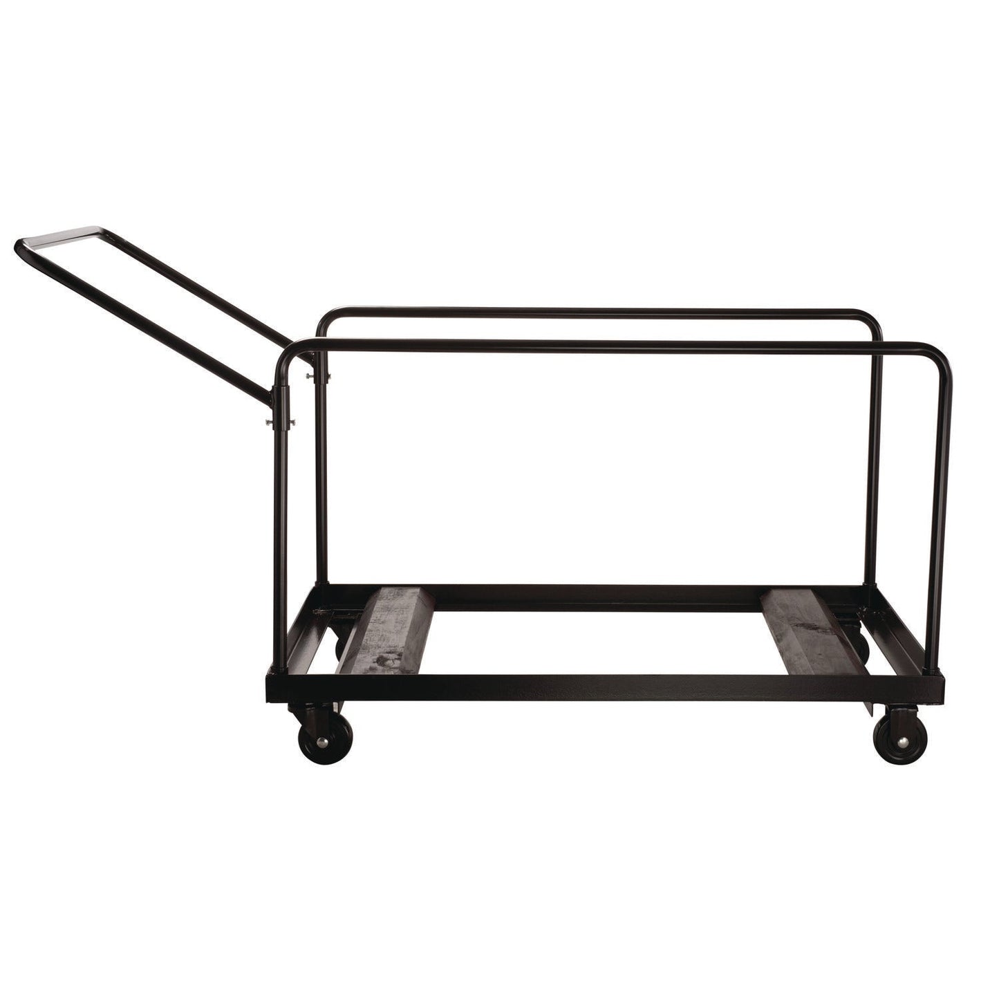 NPS® Folding Table Dolly For Round Tables, 1,100 lb Capacity, 27.75" x 47.5" x 31.25", Brown