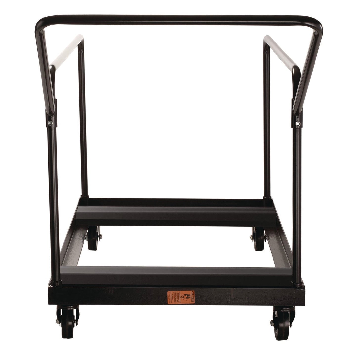 NPS® Folding Table Dolly For Round Tables, 1,100 lb Capacity, 27.75" x 47.5" x 31.25", Brown