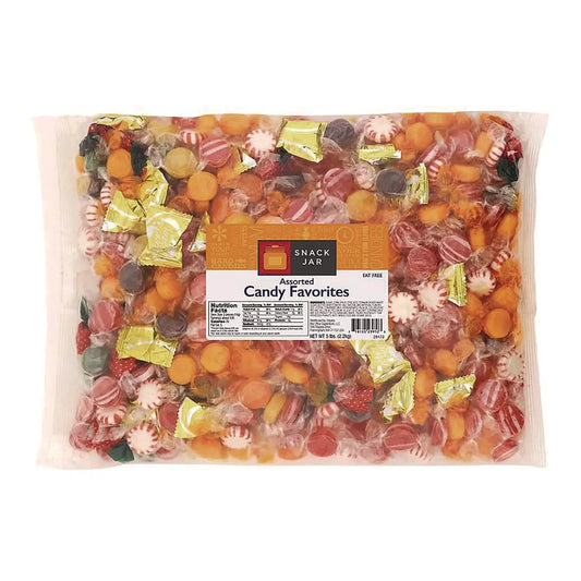Snack Jar™ Assorted Hard Candy Favorites, 375 Individually Wrapped Pieces, 5 lb Bag