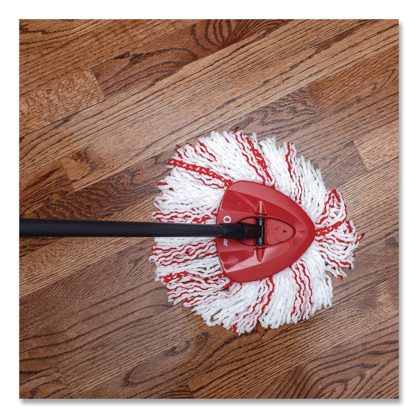 O-Cedar® EZWring Deep Clean Refill, Microfiber, Custom size for EZ Wring Mop System, Red/White