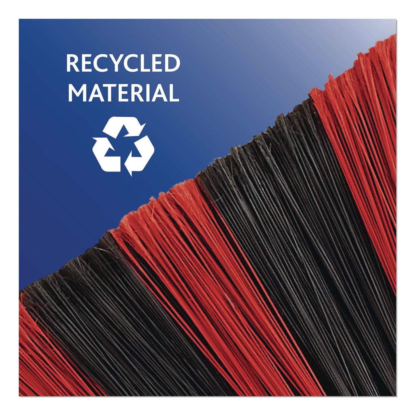 O-Cedar® One Sweep Broom with Dustpan, 53.88" Handle, Red/Black/Gray