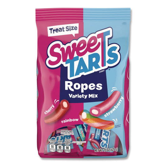 SweeTARTS® Candy Treat-Size Ropes, Variety Mix, Assorted Flavors, 15 oz Bag