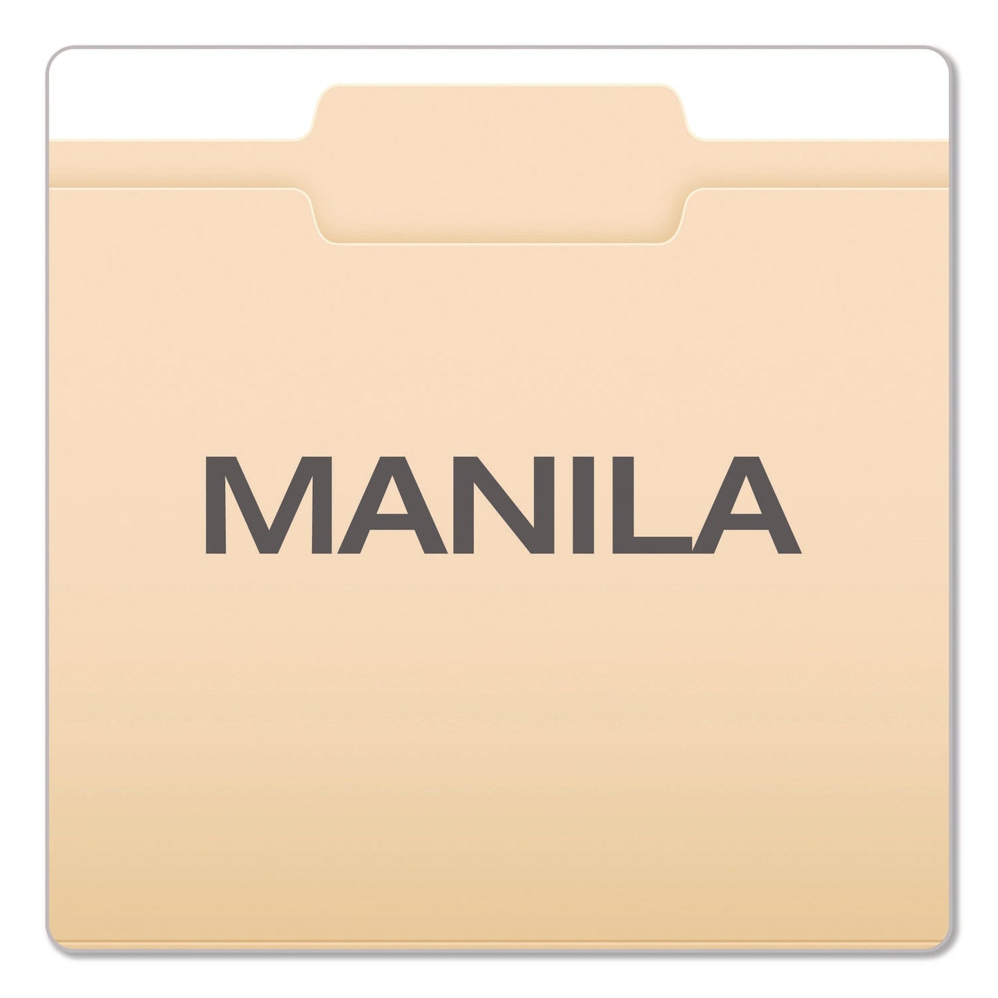 Pendaflex® Reinforced Top Tab Manila File Folders, 1/3-Cut Tabs: Center Position, Letter Size, Manila, 100/Box