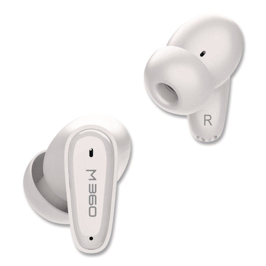 Morpheus 360® Nemesis True Wireless Earbuds, White