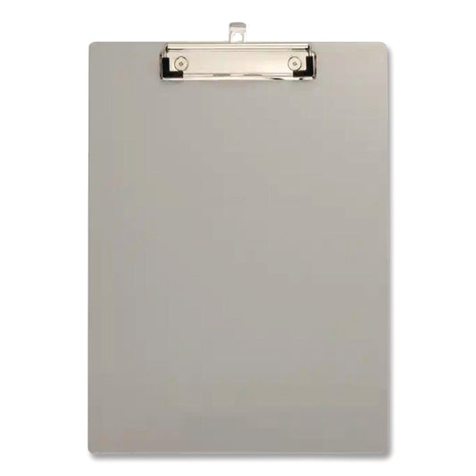 Officemate Officemate Aluminum Magnetic Clipboard, 1.5" Clip Capacity, Holds 8 x 11 Sheets, Gray
