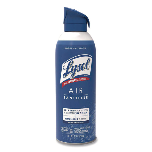 LYSOL® Brand Air Sanitizer Spray, White Linen Scent, 10 oz Aerosol Spray