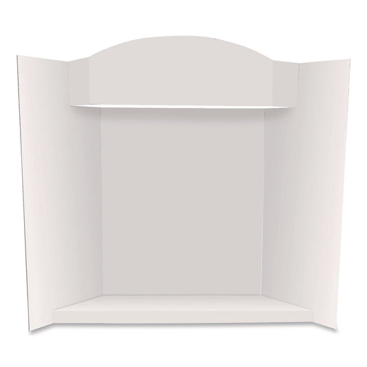 Royal Brites Stage It Display Board, 37" x 44", 1-Ply, Corrugate, White, 5/Pack