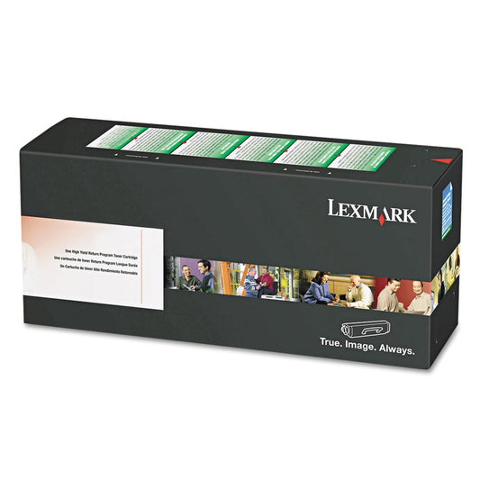 Lexmark™ C734a4kg Return Progam Toner, 8,000 Page-Yield, Black