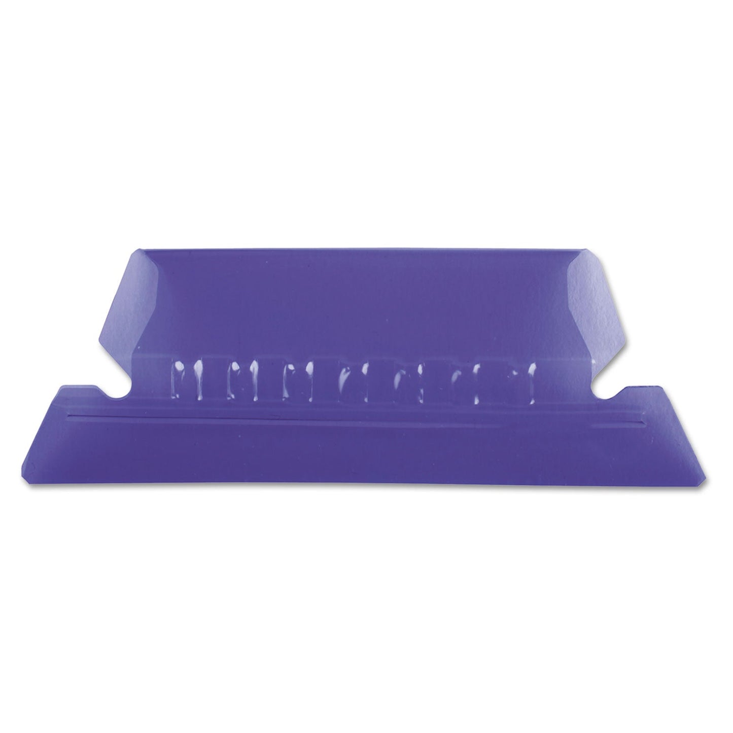 Pendaflex® Transparent Colored Tabs For Hanging File Folders, 1/5-Cut, Violet, 2" Wide, 25/Pack