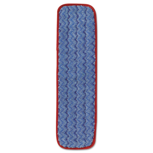 Rubbermaid® Commercial Microfiber Wet Mopping Pad, 18.5" x 5.5" x 0.5", Red