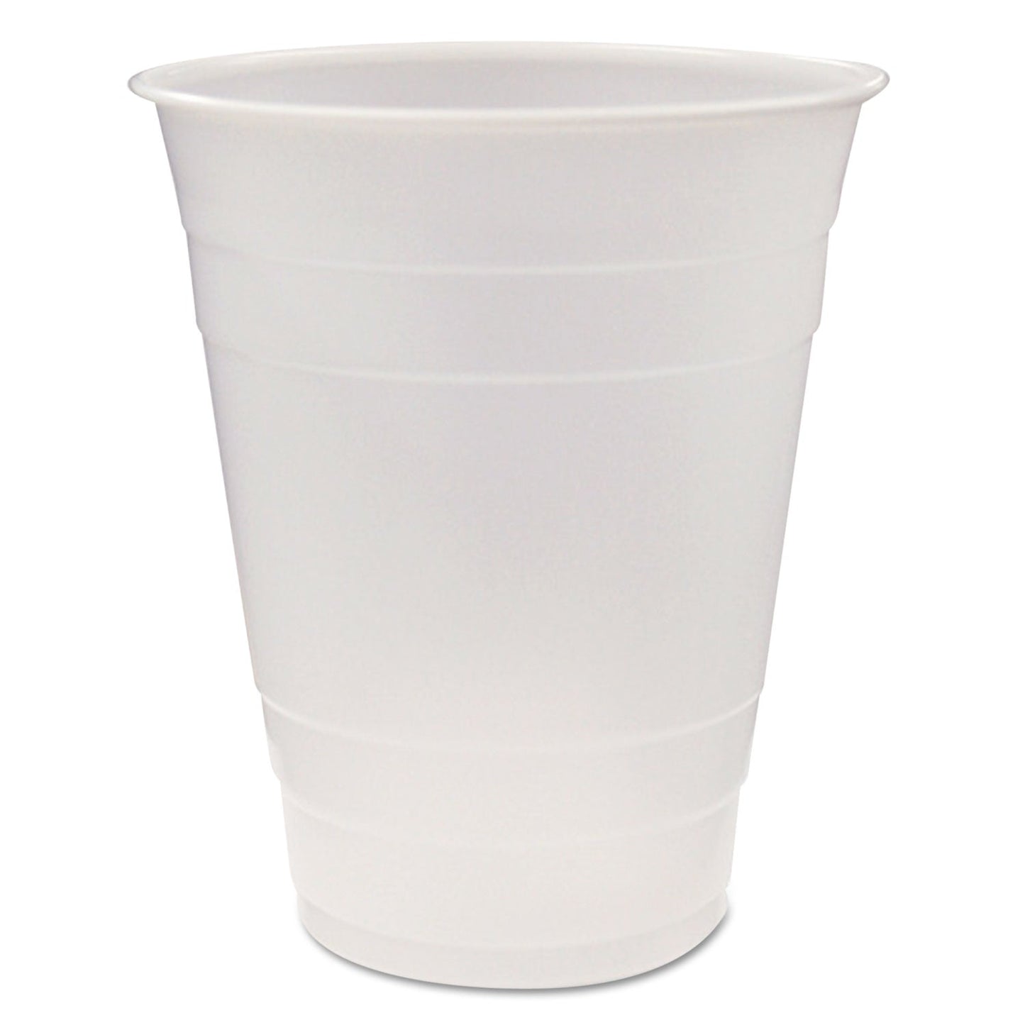 Pactiv Evergreen Translucent Drink Cups, 16 oz, Plastic, 80/Pack, 12 Packs/Carton