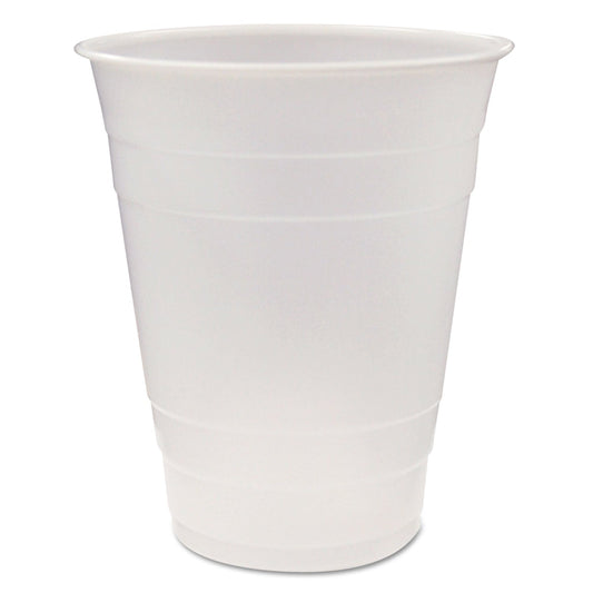 Pactiv Evergreen Translucent Drink Cups, 16 oz, Plastic, 80/Pack, 12 Packs/Carton