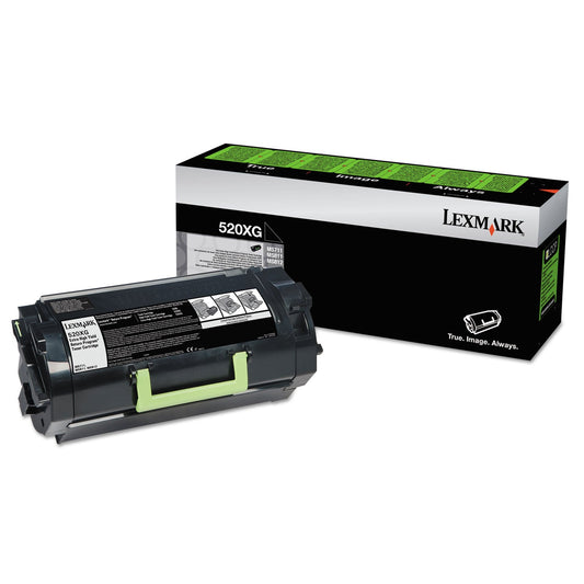 Lexmark™ 52d0x0g Return Program Extra High-Yield Toner, 45,000 Page-Yield, Black