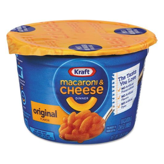 Kraft® Easy Mac Macaroni And Cheese, Micro Cups, 2.05 Oz, 10/carton
