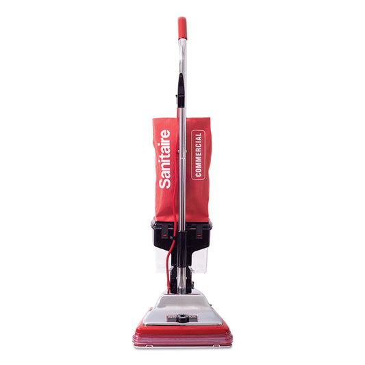 Sanitaire® Tradition Upright Vacuum Sc887b, 12" Cleaning Path, Red
